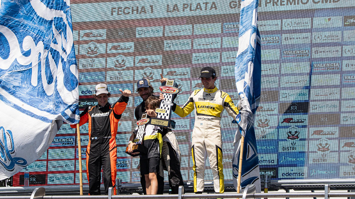 LOS HERMANOS FLORIO COPARON EL PODIO DEL GP APERTURA.